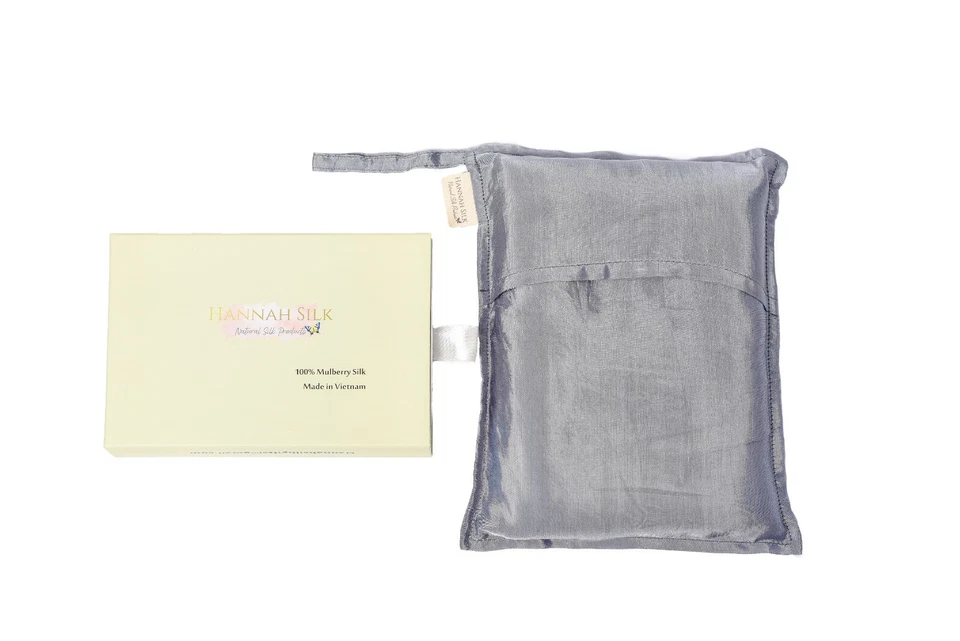 Forro de saco de dormir de seda pura individual para camping senderismo albergue viaje Foto 2 de 4