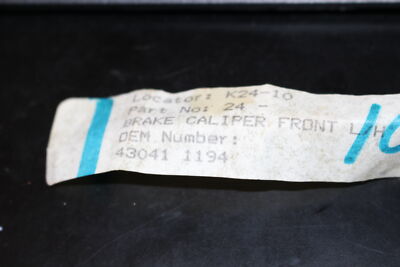 85-88 KAWAWAKI ZX600 86/87 ZX1000 ZL600 LEFT FRONT BRAKE CALIPER