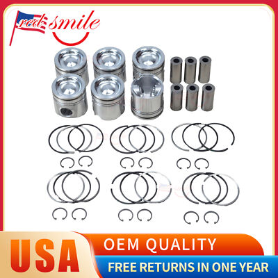 Industrial Performance +.020 Oversized Piston Set For Cummins 6.7 24V 4955481 US