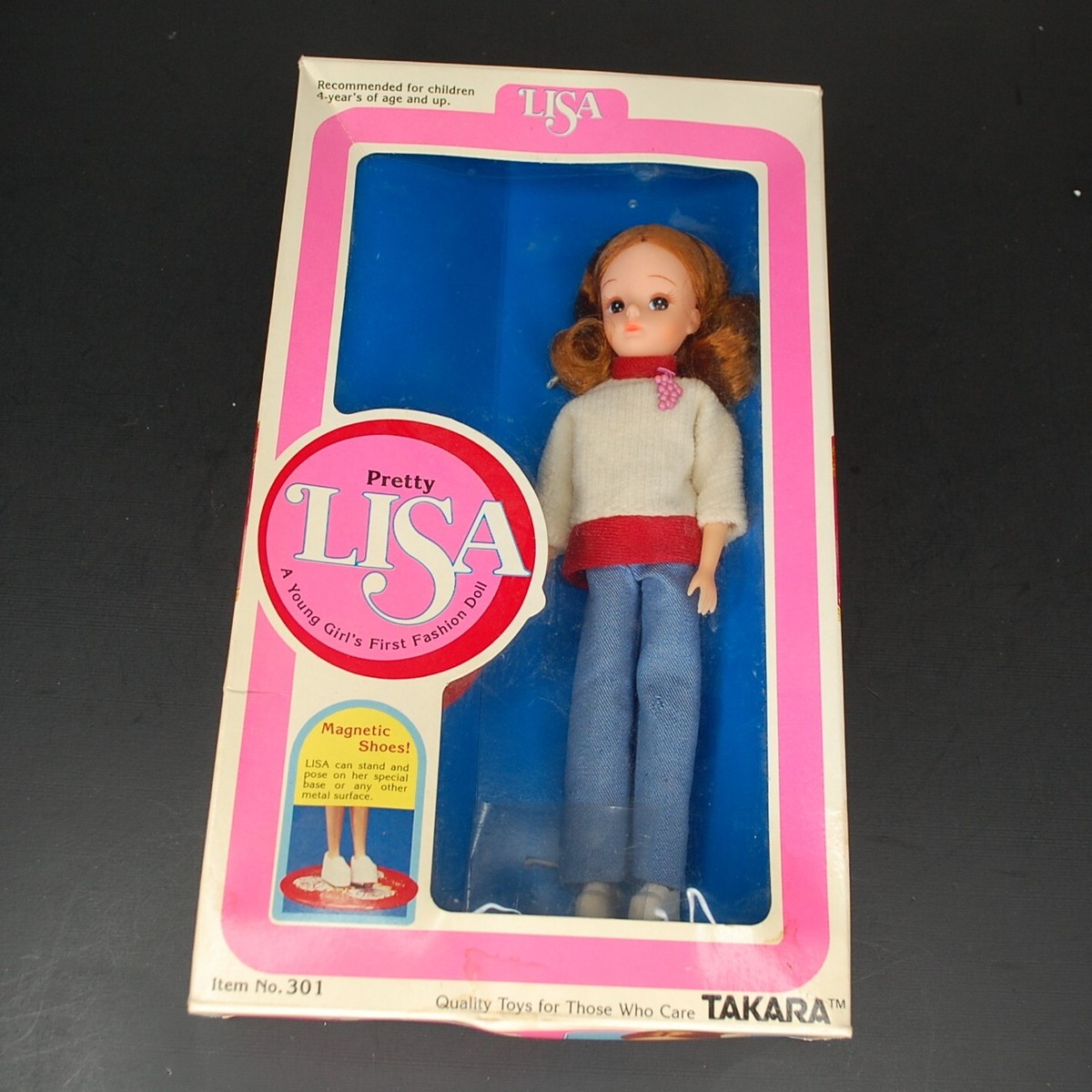 Rare Vintage Takara Pretty Lisa Licca Licca-Chan Doll 301 w/ Box