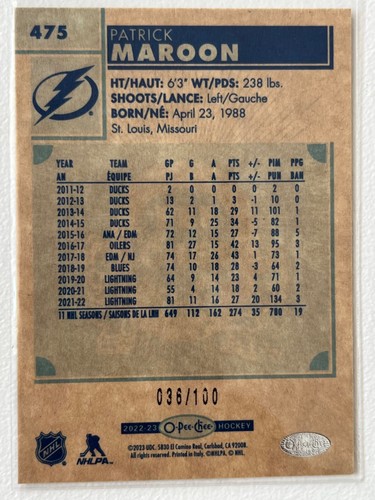 2022-23 O-Pee-Chee Retro Black #'d/100 Pick From List !! - Picture 17 of 17