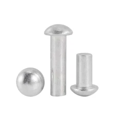 Aluminium Solid Rivet Round Head M2 M2.5 M3 M4 M5 M6 M8