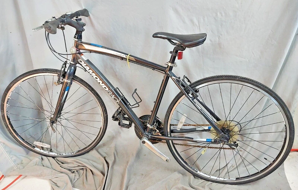 2015 Diamondback Insight City Bicicleta Híbrida 19" Grande Shimano Altus Envio Rápido EUA - Imagem 2 de 4