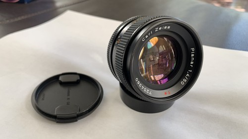 Contax Carl Zeiss Planar T* 50mm f/1.4 Lens MMJ CY Mount From Japan - Picture 5 of 8