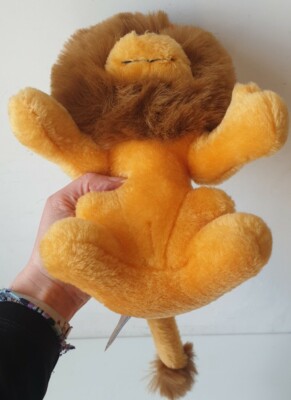 Peluche Lion Mascotte Crédit Lyonnais AJENA 42 Cm - Vintage Années 80 Tour De France