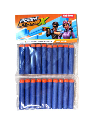 20 Munition Soft Darts Pfeile für Nerf  Universal Foam Bullets Toi-Toys    NEU 