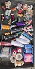 Big Lot of 63 Spools Assorted Colors Of Polyester Embroidery Machine Thread New