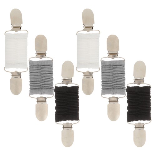 6pcs Elastic Clothing Cinch Clips For Retro Shirt Waist Tightener - Picture 7 of 12