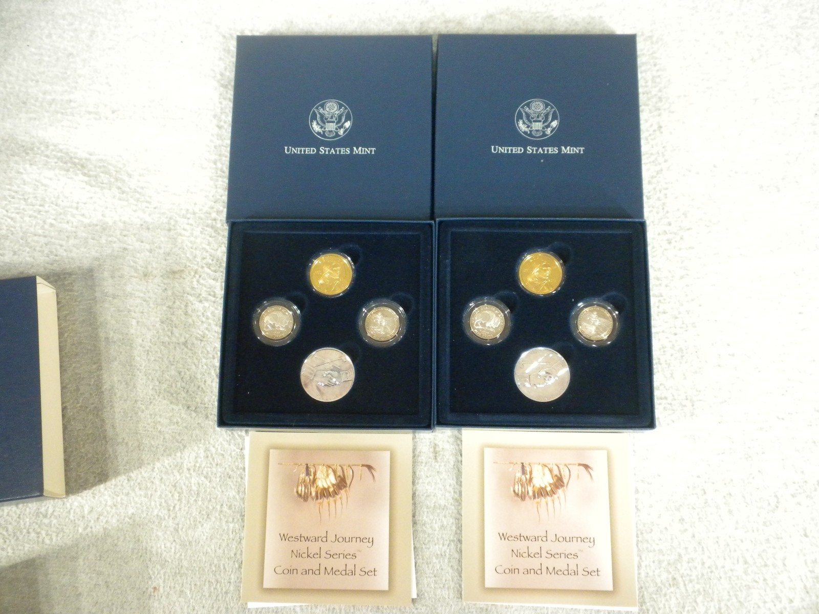 U.S. Mint - Westward Journey Nickel Series - 2005 - Coin & Medal Set - 2 Sets