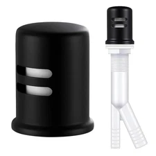 Dishwasher Air Gap Entire Kit Assembly W/ Skirted Brass Cap Escutcheon FREE SHIP