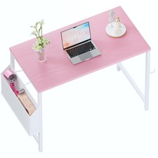 32 Inch Computer Desk for Small Spaces with Storage Bag, Home Office Work Des...