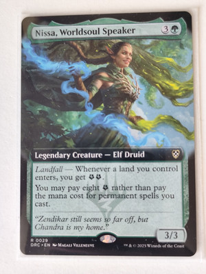 MTG - Nissa, Worldsoul Speaker - Aetherdrift Commander - 0029 - Extended Art Rare