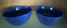 2 blue stoneware 6 1/4" bowls Project 62 soup cereal salad