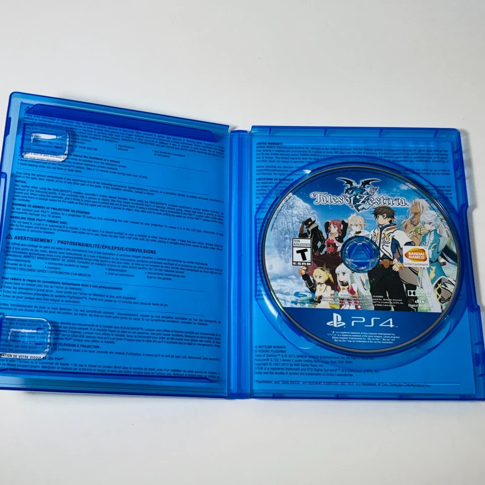 Tales of Zestiria (Sony PlayStation 4 PS4, 2015) (Tested) - Image 2 of 3