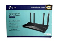 TP-Link Archer AX10 AX1500 Black Dual Band Next-Gen Wi-Fi 6 Router
