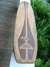 Vintage 1960s Skateboard Nash Goofy Foot Wooden #7 Sidewalk Surfboard 21.5”