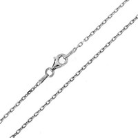 Raffinierte Sterling Silber Anker Kette Halskette