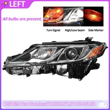 For 2018-2024 Toyota Camry L LE SE Front Projector Headlight Left Driver Side