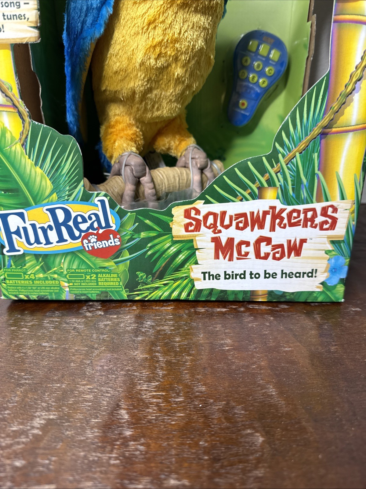 NEW FurReal Friends Squawkers McCaw Remote Controlled Interactive Parrot VIDEO