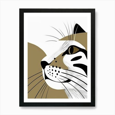 Gepard 81 Kunstdruck gerahmt Wandbild Poster Leinwanddruck Bild