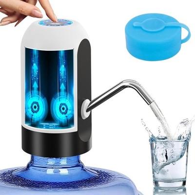 Myvision Water Dispenser for 5 Gallon Bottle,Portable USB Charging White 