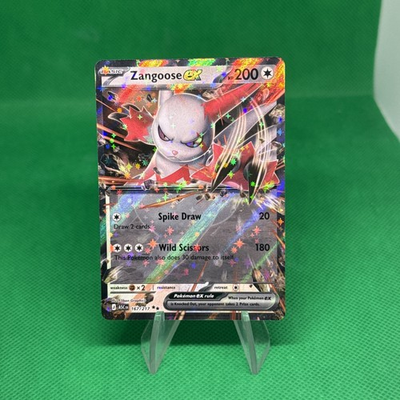 #ad #ad Zangoose EX 167 217 Double Rare Pokemon TCG: Ascended Heroes English Holo NM $3.95
