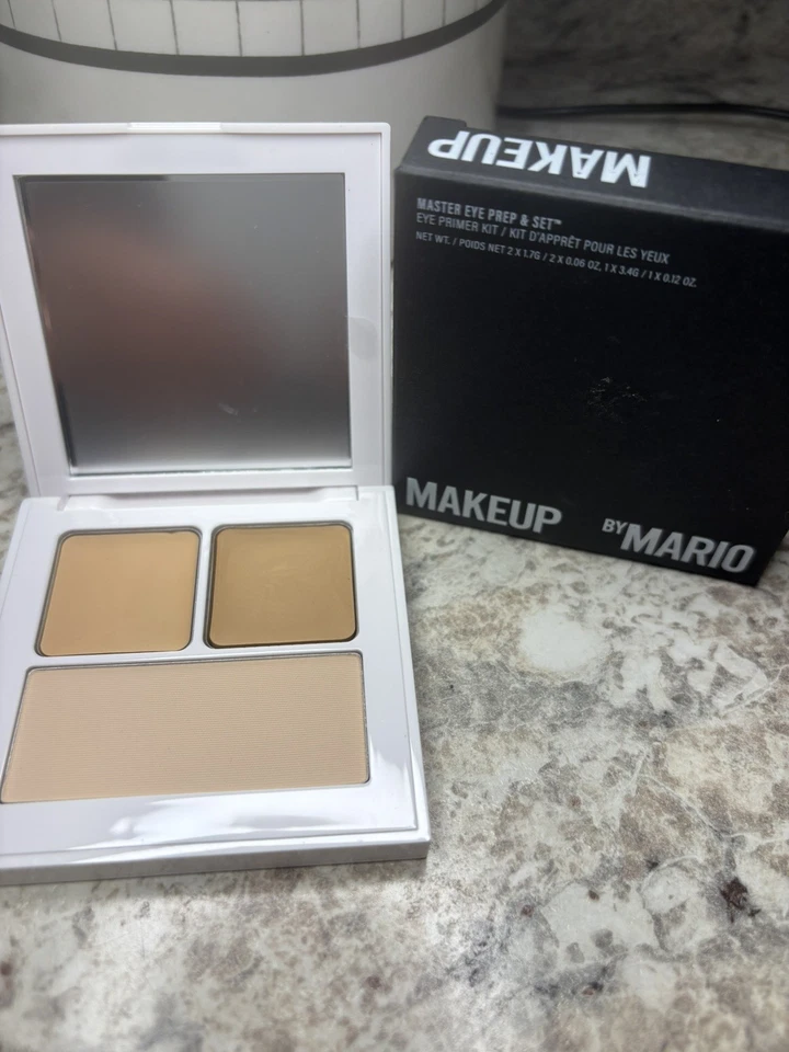 BNIB Makeup by MARIO Master Eye Prep & Set MEDIUM Primer Kit Palette  AUTHENTIC - Image 3 of 4