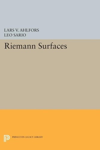 Lars Valerian Ahlfors Leo Sario Riemann Surfaces (Paperback)