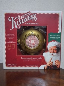 Demdaco Santa’s Kindness Interactive Ornament & Journal BRAND NEW