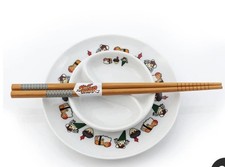 Street Fighter Sushi Set with Chopsticks NEW in box FREE Shipping