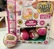 MGA Miniverse Make It Mini food  Series 3  Display  10 New Sealed balls