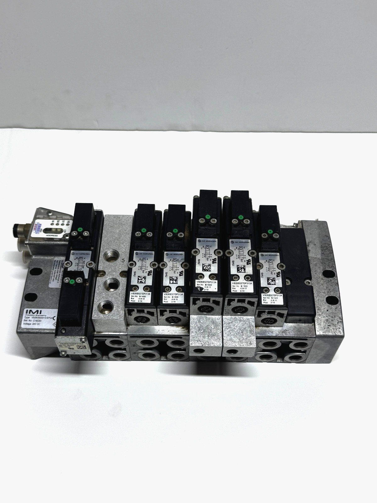 Imi Norgren Vs26 Pneumatic Solenoid Valve Manifold Profibus 24Vdc Atex