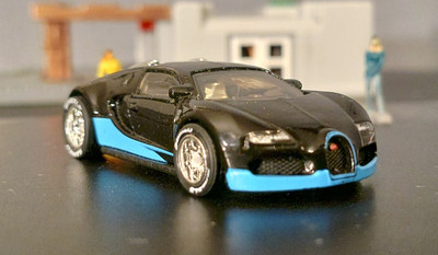 Hot Wheels Bugatti Veyron Custom Wheel Swap