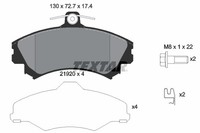 Bremsbelagsatz FÜR Mitsubishi Colt VI (Z3 A, Z2 A) - Textar 2192003