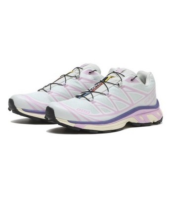 Salomon XT-6 Gray Purple Men s Running Shoes Size US10 L47582600