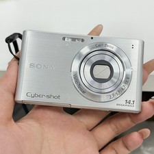 SONY Cyber-Shot DSC-W330 14.1MP Digital Camera Silver Tested English