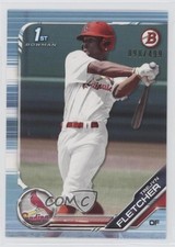 2019 Bowman Draft Sky Blue 98/499 Trejyn Fletcher #BD-174 6o3