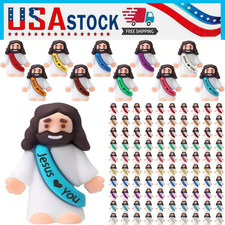 100 P Mini Jesus Figures Jesus Loves You Original Design Jesus Toys Little Jes 