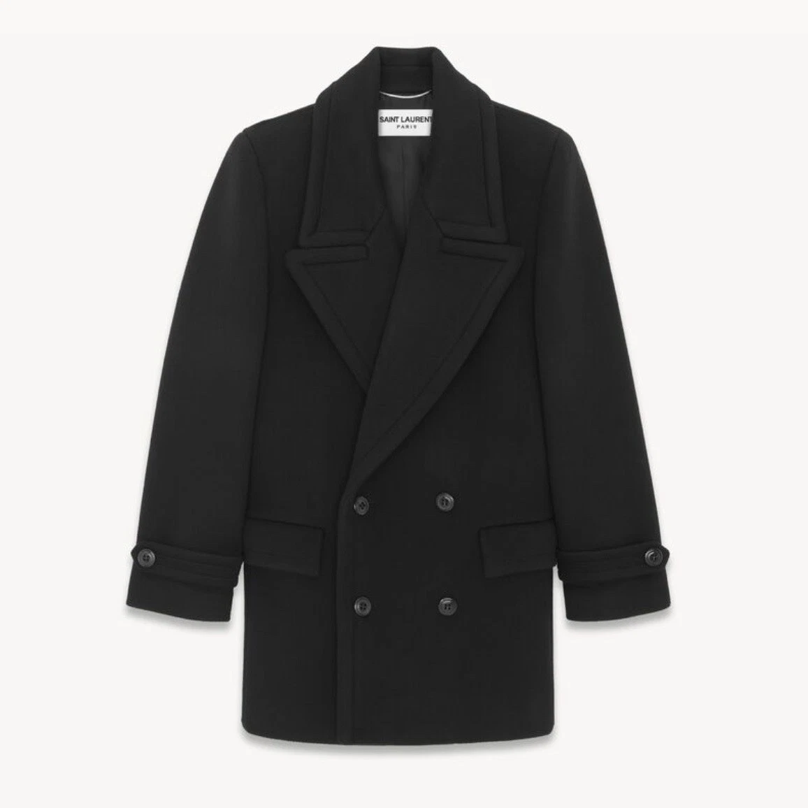 Saint Laurent Pea Coat Coats, Jackets & Vests for Men for Sale