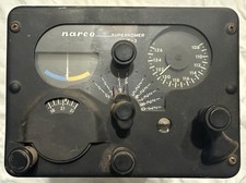Vintage NARCO Superhomer VHT-3 Aircraft VHF Nav Comm VOR Radio Avionics Untested