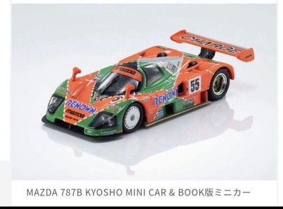 Kyosho Mini Car & Book No.22 Mazda 787B 1/64 Diecast Model Japan