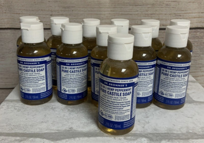 11 Dr. Bronner's - Pure-Castile Liquid Soap (Peppermint, Travel Size, 2 ounce) -