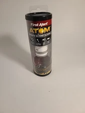 First Alert ATOM Smoke & Fire Alarm 10 Year Maximum Protection New in Box Sealed