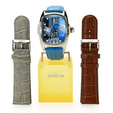 Invicta NFL Lupah 47mm Quartz Watch w/ 3-Piece Strap Set