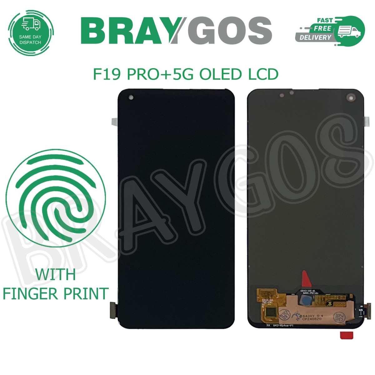 Replacement For OPPO F19 PRO+ 5G CPH2213 OLED LCD Touch Screen