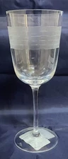 LAST ONE Michael Aram Crystal PALM Wine Glass 8 1/4" EXCELLENT