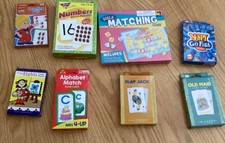 Educational Kids' Card Games Lot Of 8 Old Maid Go Fish   s Crazy 8's Matching