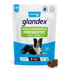 Daily Probiotics for Dogs with Prebiotics, Fiber Digestive Enzymes - 30ct