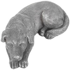  Dog Plaque Resin Statue for Pet Remembrance Ornament Memorial Figurines