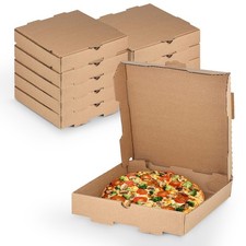 MT Products Brown Pizza Boxes B-Flute Corrugated 12" x 12" x 2  - Pack of 50